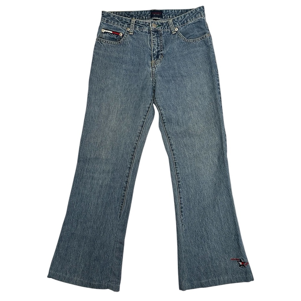 Tommy Hilfiger Tommy Girl Blue Y2K Flare Women's Jeans Sz 5